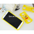 2015 hot selling fashion design cartoon shape multi-functional factory price soft silicone universal phone case